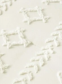 7 Piece Bed In A Bag Bed Comforter Set Queen, Elegant Tufted Comforter, Sheet And Pillowcase Set, Soft Microfiber, Comfortable And Warm Bedding Set, Bedroom Decor For All Seasons, Ideal Gift, Include 1 Comforter, 2 Pillowcases, 2 Pillowshams, 1 Flat Sheet And 1 Fitted Sheet - 白色 - 查看 6