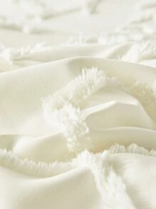 7 Piece Bed In A Bag Bed Comforter Set Queen, Elegant Tufted Comforter, Sheet And Pillowcase Set, Soft Microfiber, Comfortable And Warm Bedding Set, Bedroom Decor For All Seasons, Ideal Gift, Include 1 Comforter, 2 Pillowcases, 2 Pillowshams, 1 Flat Sheet And 1 Fitted Sheet - 白色 - 查看 7