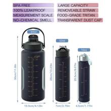 3 Piece Set With Gift Box Water Bottle. Sports Mug Set, Portable Drinking Mug, Summer Drinks, Outdoor Camping, Hiking. Fitness, Birthday Gift
