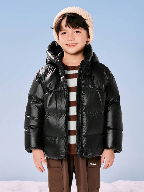 mini bala Thick Heat-Retaining Down Jacket For Boys, Girls, And Families Winter Collection