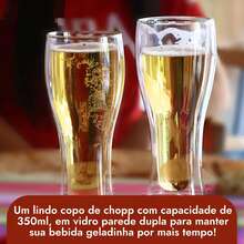 Double Glass Cup For Draft Beer 350 ML Tulip Resistant - 1 - 查看 2
