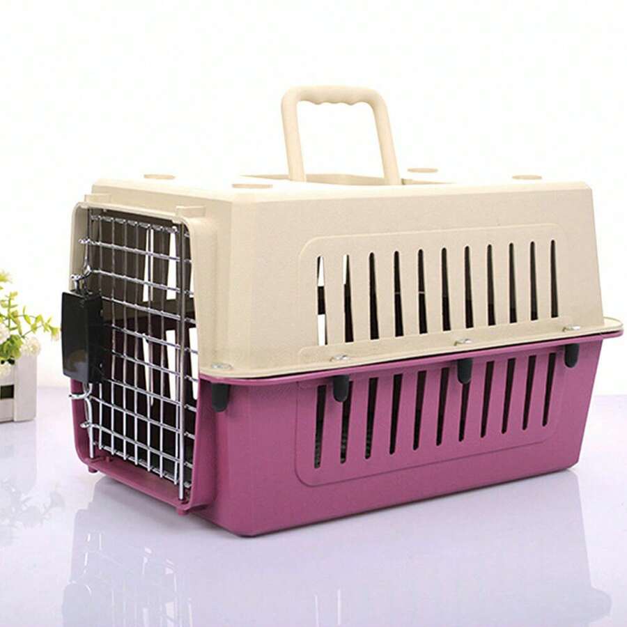 DiClasse DICLASSE Portable Cat Carrier Pet Airline Box Outdoor Cage