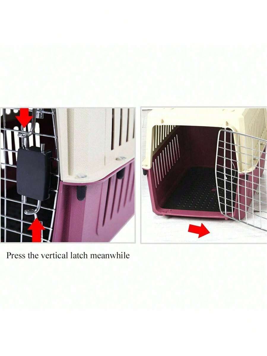 DiClasse DICLASSE Portable Cat Carrier Pet Airline Box Outdoor Cage