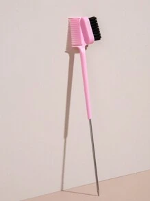 WANMEI 1 Pc Dual-Sided Edge Control Brush And Precision Tail Comb - Multifunctional Hairstyling Tool - Multicolor - View 11