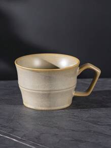 1pc Marbling Latte Art Coffee Cup, Style Ceramic Mug, Suitable For Home And Office Use, Easy To Clean, Ideal For Holiday Gifts To Classmates And Colleagues Back To School