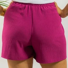 Duna Women's Shorts Loose High Waist With Elastic Casual - 查看 19