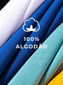 Camiseta Estilo Retro Streetwear Algodão Padrão de Texto Masculino T-shirt Premium Confortável Macio Unissex Masculino