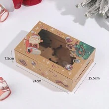 4/6 /12 Hộp đựng bánh nướng xốp nhiều màu sắc có cửa sổ 5 gói Hộp đựng bánh nướng xốp Hộp đựng bánh nướng xốp, bánh nướng xốp, bánh quy, bánh brownies, bánh rán Quà tặng Giáng sinh Đồ trang trí Giáng sinh Đồ ngủ Giáng sinh Quà tặng Giáng sinh Đồ trang trí Giáng sinh - Nhiều màu - Xem 16
