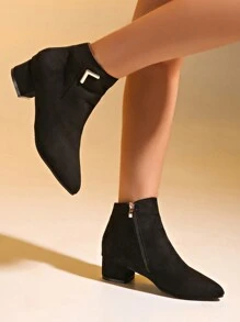 Fall/Winter Fashion Match Cardigan, Women's Fashionable Boots,Boots For Women - Black - View 9