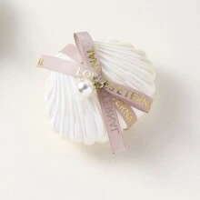 1/3/5pcs Wedding Favors For Guests Aroma Shell Candle Souvenir Gift Box For Bridal Shower Baby Shower Party Decoration Home Decoration,Room Decor,Gifts Birthday Graduation