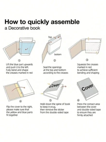 1pc/5pcs Modern Minimalist Artificial Book Decoration Prop, INS Style Fake Book Model For Soft Furnishing, Design Art Best Gifts Birthday Graduation