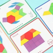 Wszechstronna kreatywna deska do paznokci Puzzle dla przedszkolaków Geometria dopasowująca deska Narzędzie do nauczania wczesnego dzieciństwa
