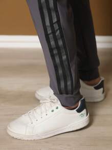 Imported Men's Pants Ice Silk Gym Spandex Casual Quick Drying - 深灰色 - 查看 6