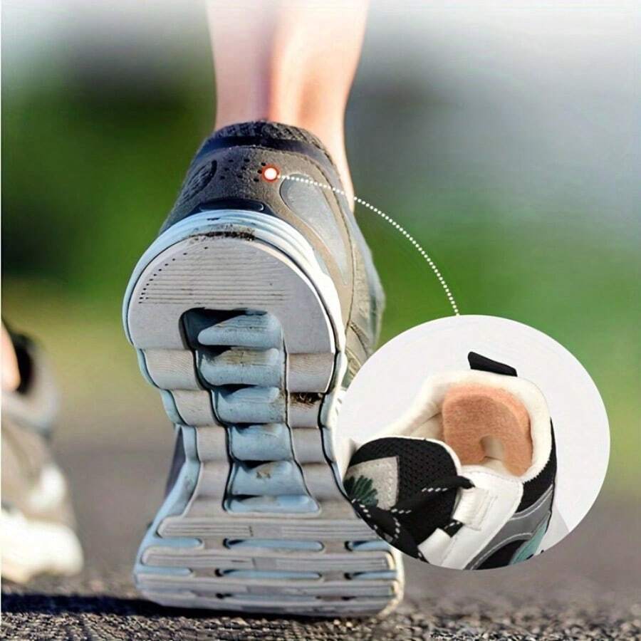 6-10 miếng lót giày hình chữ U dày cỡ bán phần, miếng lót nỉ thấm mồ hôi chống trượt cho giày cao gót, miếng lót giày hình chữ U ngăn ngừa vết chai - Nhiều màu - Xem 1