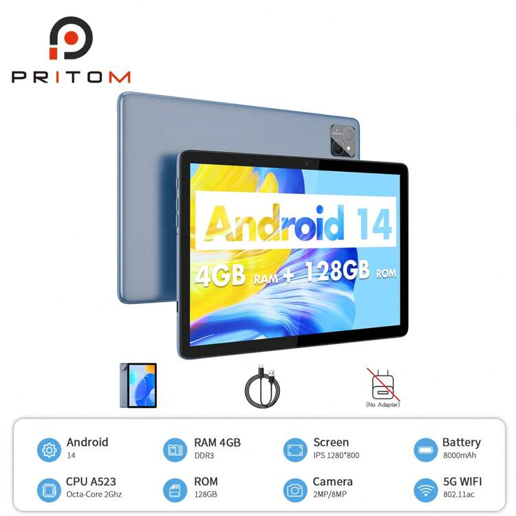 PRITOM TAB11 Android 14 タブレットPC(A523 8コア 2.0GHz/4GB