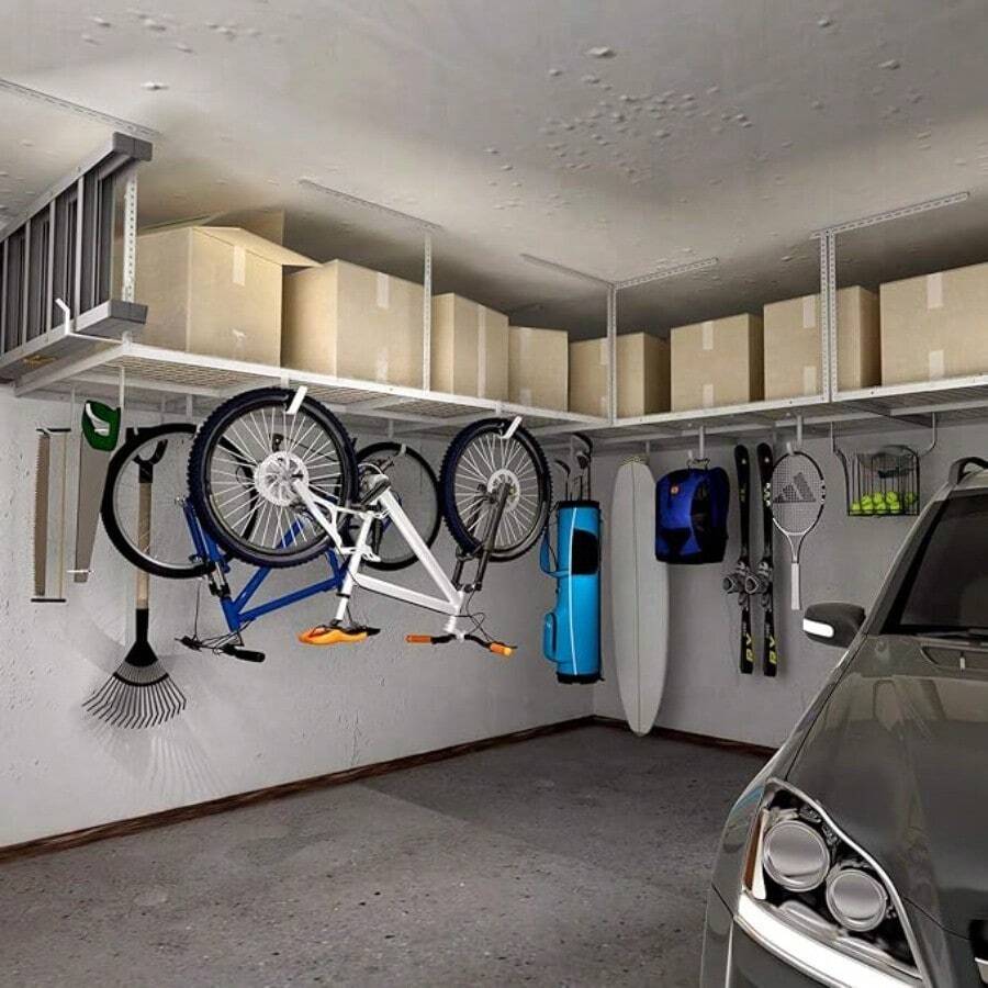 4x8 Overhead Garage Storage Rack, Garage Storage Organization System