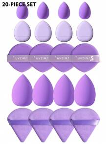 5/10/20/30/40/50/60/80/100PCS Makeup Tools Set Including:10PCS Makeup Sponges For Liquid Makeup+10PCS Mini Makeup Sponges For Liquid Makeup+10PCS Triangle Powder Puffs For Loose Powder And Makeup Setting+10PCS Air Cushion Powder Puffs For Facial Makeup+10PCS Mini Air Cushion Powder Puffs For Facial Concealer Makeup,Makeup,Cheap,Room Decor,Vanity,Travel,Bedroom,Makeup Accessories,Puff,Makeup Blender,Powder Puff,Makeup Sponge,Cheap,Stocking Stuffers,Makeup,Makeup Tools,Cheap Stuff,Gifts,Gifts For Women,Christmas Gifts - 紫色 - 查看 14