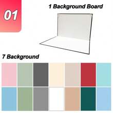 29x21cm 摄影背景板 7 件 双面照片背景套装 14 木纹工作室防水产品摄影道具