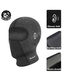 Musion 1 chiếc mặt nạ trùm đầu bằng nhung ấm áp dành cho xe máy dành cho nam và nữ, mặt nạ trùm đầu chống gió ấm áp thể thao ngoài trời Balaclava - Nhiều màu - Xem 6