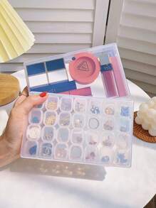 1 件 360° 旋转化妆品收纳盒、桌面收纳架、浴室化妆品收纳盒、化妆品收纳盒、开放式收纳盒、梳妆台化妆品收纳、浴室配件、旋转收纳托盘、用于存放化妆品、香水、口红、洗面奶、洗发水、海绵、眼影盘、沐浴露、厨房用品、化妆品收纳盒、家居装饰、卧室装饰、浴室装饰、厨房配件