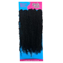 Yan Hair Collection Organic Curly Hair 75cm Protein Fiber Crochet Braids Hanna 330g - Exclusive Model - màu đen - Xem 3