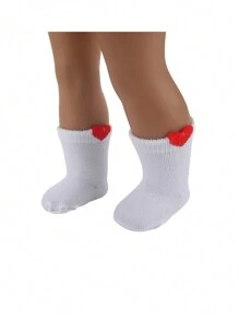 MSYO 18-Inch Doll Socks Accessories, Heart-Shaped American Girl Doll Socks Accessories, Mini Socks Toys - Love Socks - View 16