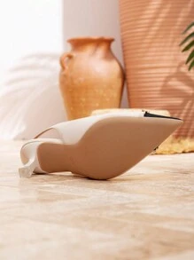 Plus Size Wide-Fit Fashionable Casual & Versatile Mid-Heel Pumps For Women