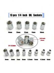 CASALIVA Autocle Juego De Herramientas Mecanica Dados Acerokit 46 Pcs - Rojo - Ver 5