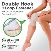 5 Rolls Elastic Bandage Wrap - Double Hook & Loop Fasteners, Reusable Bandages For Waist, Legs, Hand, Elbow & Knee Wrap - Beige - View 4