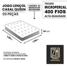 400 Thread Count King/Queen/Double/Single Bedding Set Sheet + Pillowcases - 黑色 - 查看 4