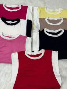 BEAUTIFUL BASIC DRESS, WOMEN'S MUSCLE TEE TANK TOP, FUNCTIONAL POCKETS - 淺粉色 - 查看 2