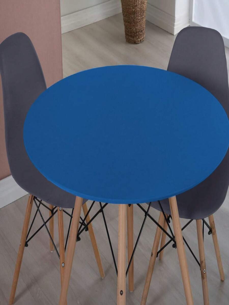 EIFFEL TABLECLOTH ROUND 90 X 90 WITH ELASTIC BAND - 寶藍色 - 查看 1
