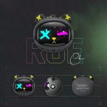 ONIKUMA Casque de jeu blanc ONIKUMA T20 2023 Nouvelles modes Design à retournement rotatif sans fil Écouteurs stéréo HiFi intra-auriculaires avec contrôle tactile et microphone