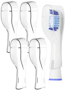 适用于 OralB 长款双头电动牙刷的牙刷头防尘罩，适用于 OralB 长刷头系列电动牙刷的保护盖盒，方便旅行和居家 - 彩色 - 查看 1