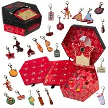 Stranger Things Advent Calendar 2025 Jewellery Christmas Countdown With Bracelet And Charms Gift - Red - View 1