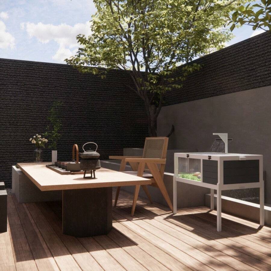 Tortoise Habitat Wooden Tortoise House Reptile Cage For Small Animals