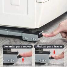Suporte De Base Com Rodinha Para Geladeira Fogão E Máquina De Lavar Lousa Base Carrinho