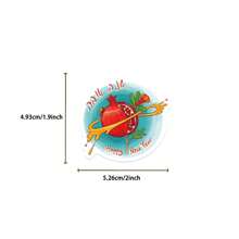 50Pcs Adesivos de Ano Novo para Viagem Carro Motocicleta Garrafas de Água Laptops Computadores Capas de Telefone Guitarras Decoração Brinquedos Decoração