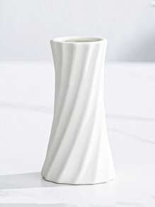1 pezzo Vaso in plastica mini con design in vita, dimensione in miniatura adatto per la decorazione interna, vaso da fiori, accessorio per scrivania d'ufficio