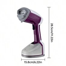 Máy hấp quần áo, 1500W, Máy hấp cầm tay 20G/phút cho quần áo và vải khi đi du lịch, Hơi nước thẩm thấu mạnh, Làm nóng nhanh 25 giây, Máy hấp cầm tay cho gia đình - Phích cắm loại F của EU (220-240V) - Xem 13