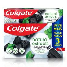 Colgate Natural Extracts Activated Charcoal And Mint Toothpaste 90g 3 Units - Đỏ và trắng - Xem 5