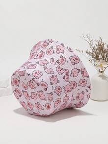 1 pieza Sombrero de cubo con diseño de cerdo lindo, sombrero de sol de moda unisex para playa y exterior de verano, sombrero de cubo - cerdito - Ver 4