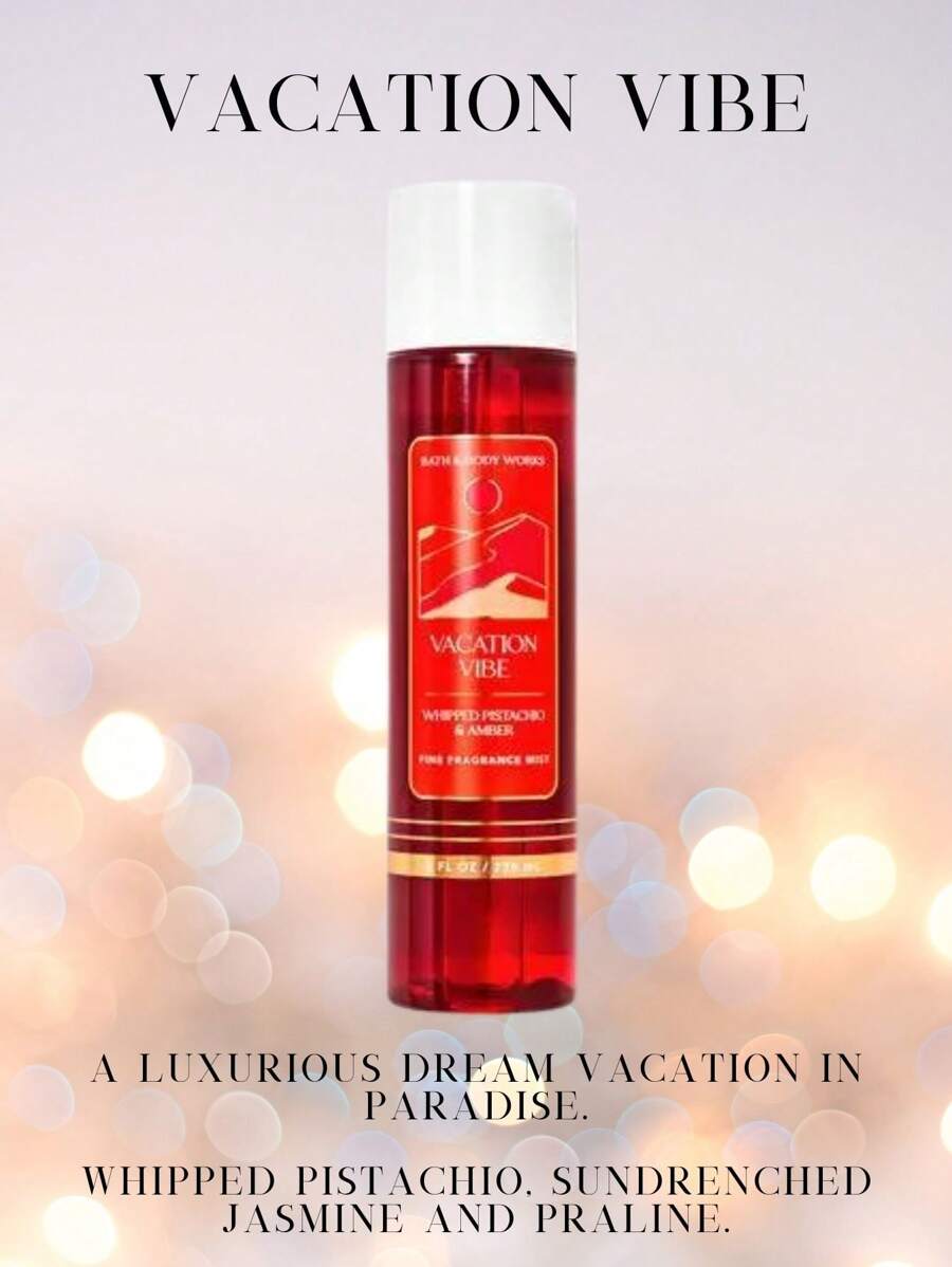 Bath And Body Works BBW Fine Fragrance Body Mist - Vacation Vibe - View 1