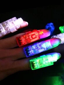5/10/30 chiếc đèn ngón tay phát sáng, đạo cụ không khí tiệc Disco Ball Bar Rave, đèn vòng nhấp nháy cổ vũ buổi hòa nhạc, quà tặng nhỏ cho tiệc lễ hội đầy màu sắc - Nhiều màu - Xem 5