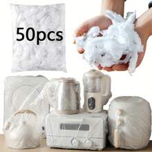 50pcs Household Dust Cover, Disposable Dust Cover, Appliance Dust Cover, Waterproof, Multi-Purpose Dust Cover, Suitable For Microwave, Rice Cooker, Household Kitchen Accessories - Multicolor - View 2