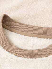 mini bala 男童和女童双面羊毛家居服睡衣套装婴儿加厚睡衣冬季系列