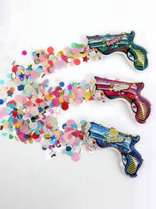 6 peças - Tubo de Fogos de Artifício Inflável Automático de 33 cm, Balão de Confete, Vara de Fogos de Artifício, Pacote de Fogo de Artifício, Decoração de Festa de Aniversário, Casamento, Suprimentos para Festa - Cores e Estilos Aleatórios - Multicolorido - Visão 11