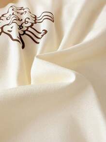 4 PIEZAS (1 Funda Nórdica + 1 Sábana Ajustable + 2 Fundas de Almohada) Juego de Ropa de Cama Estampada, Antideslizante 360°, Sin Blanqueadores Ópticos, Amigable con la Piel, Absorbente, Suave, Textura Fina, Lavable, Antibacteriano, Juego de Ropa de Cama Cálida que Incluye Funda Nórdica, Sábana Ajustable, 2 Fundas de Almohada, Adecuado para Dormitorio, Habitación de Invitados, Dormitorio, para Todos los Miembros de la Familia, Uso en Todas las Estaciones - ovejita amarilla - Ver 11