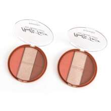 Febella Makeup 3 In 1 Multi Face Palette, Blush, Contour And Highlighter New - 彩色 - 查看 4