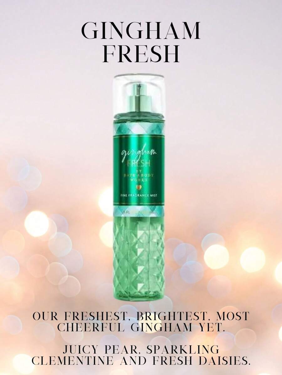 Bath And Body Works BBW Fine Fragrance Body Mist - 格子新鮮 - 查看 1